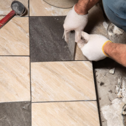 La pose de carreaux mosaïques en marbre par Pro Carreaux : un choix de qualité pour sublimer votre intérieur à Tourlaville